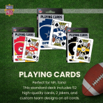 MasterPieces NFL Lisansl� Oyun Kartlar�-Washington Commanders
