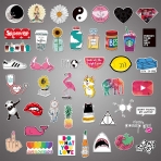 WANVAE Sticker kartma (45 Adet)