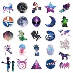 ShuGuoTu Galaxy Sticker ��kartma (100 Adet)
