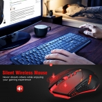 PICTEK Wireless Ergonomik Gaming Mouse