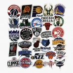 Jasion NBA Sticker kartma (30 Adet)