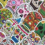Jasion Kuru Kafa Sticker kartma (60 Adet)