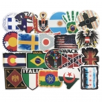 Homyu lke Bayraklar Sticker kartma (50 Adet)