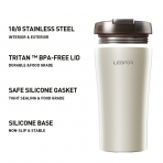 Leidfor Yal�t�ml� Termos (Beyaz) (380ml)