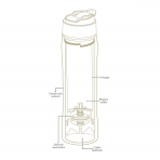 KOHIPRESS French Press Termos (Siyah) (350ml)