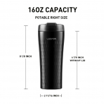 Leidfor Paslanmaz �elik Vakumlu Premium Termos