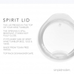 Simple Modern Spirit 8oz Wine Tumbler Glasses with Lid