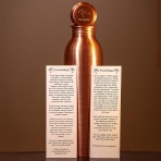 Berigora 30oz Pure Copper Water Bottle Ayurvedic