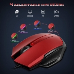 Pictek Ergonomik Gaming Mouse (3200 DPI)