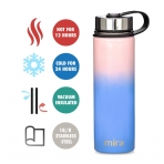 MIRA Paslanmaz �elik Yal�t�ml� Matara (Cotton Candy) (650ml)