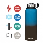 MIRA Paslanmaz �elik Yal�t�ml� Termos (Lacivert) (1180mL)