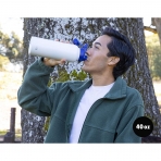 MIRA Paslanmaz elik Yaltml Termos (Beyaz) (1180mL)