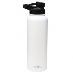 MIRA Paslanmaz elik Yaltml Termos (Beyaz) (1180mL)