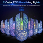 VersionTECH RGB Gaming Ergonomik Mouse