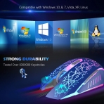 VersionTECH RGB Gaming Ergonomik Mouse