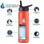 HYDRO CELL Paslanmaz �elik Matara (700ml) (Turuncu)