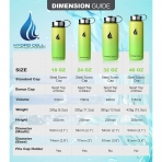 HYDRO CELL Paslanmaz �elik Matara (1180ml) (A��k Ye�il)