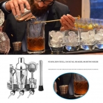 Eogro Paslanmaz elik Kokteyl Shaker Set