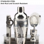 Eogro Paslanmaz elik Kokteyl Shaker Set
