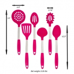 Culinary Couture Pembe Mutfak Ka��k Seti (6 Par�a)