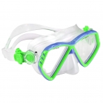 U.S. Divers ocuk norkel Maske Seti (Mavi/Yeil)