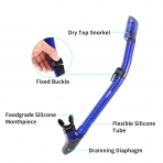 KUYOU Snorkel Set Adults,Dry nolkel