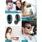 MINLUK Bluetooth Kulak i Kulaklk