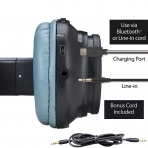 eKids Black Panther Bluetooth Kulak �st� Kulakl�k