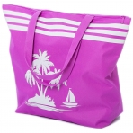 Beach Bag Womens Large Canvas Summer Tote Bags With Zipper Closur