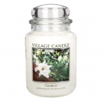 Village Candle Cam Kavanoz Kokulu Mum (Large)(Gardenia)