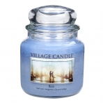 Village Candle Cam Kavanoz Kokulu Mum (Medium)(Rain)