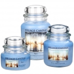 Village Candle Cam Kavanoz Kokulu Mum (Medium)(Rain)