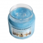 Village Candle Cam Kavanoz Kokulu Mum (Medium)(Rain)
