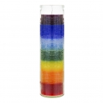 Mega Candles 3 Adet Renkli Chakra Mum