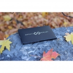 Infinity Wallet Erkek Minimal C�zdan (Siyah)