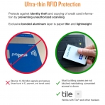 SlimFold Minimal RFID Engellemeli Czdan