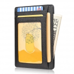 Buffway �nce Minimal RFID Engellemeli Kartl�k (Siyah)