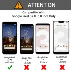 OMOTON Google Pixel 3a XL Temperli Cam Ekran Koruyucu (4 Adet)