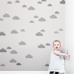 The Boho Design Bulut Duvar Sticker