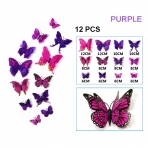 FiveRen 3D Kelebek Duvar Sticker (12 Par�a)
