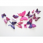 FiveRen 3D Kelebek Duvar Sticker (12 Par�a)