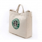 Starbucks Logolu Kanvas anta