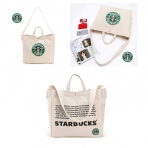 Starbucks Logolu Kanvas anta
