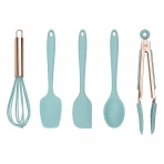 Cook With Color Mutfak Gere�leri Seti (5 Par�a)(Mint/Gold)