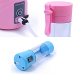 Kuke Portatif Blender Mixer Termos 380 ml. (Mor)