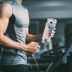Level Up Paslanmaz elik Elektrikli Protein Shaker Termos