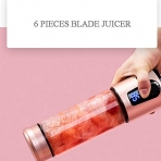 FJJ Meyve Suyu Yap�c� Blender Termos (Pembe)