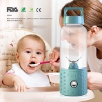 JXFS Ta��nabilir Blenderl� Termos (17 oz)(Mavi)