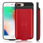 WUEOO iPhone 6/6S/7/8 Plus Bataryal Klf (5000mAh)-Red