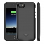 Euhan iPhone 5 /5S /SE Bataryal Klf (4000mAh)-Black